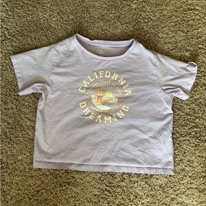 Kids boutique cropped tee
